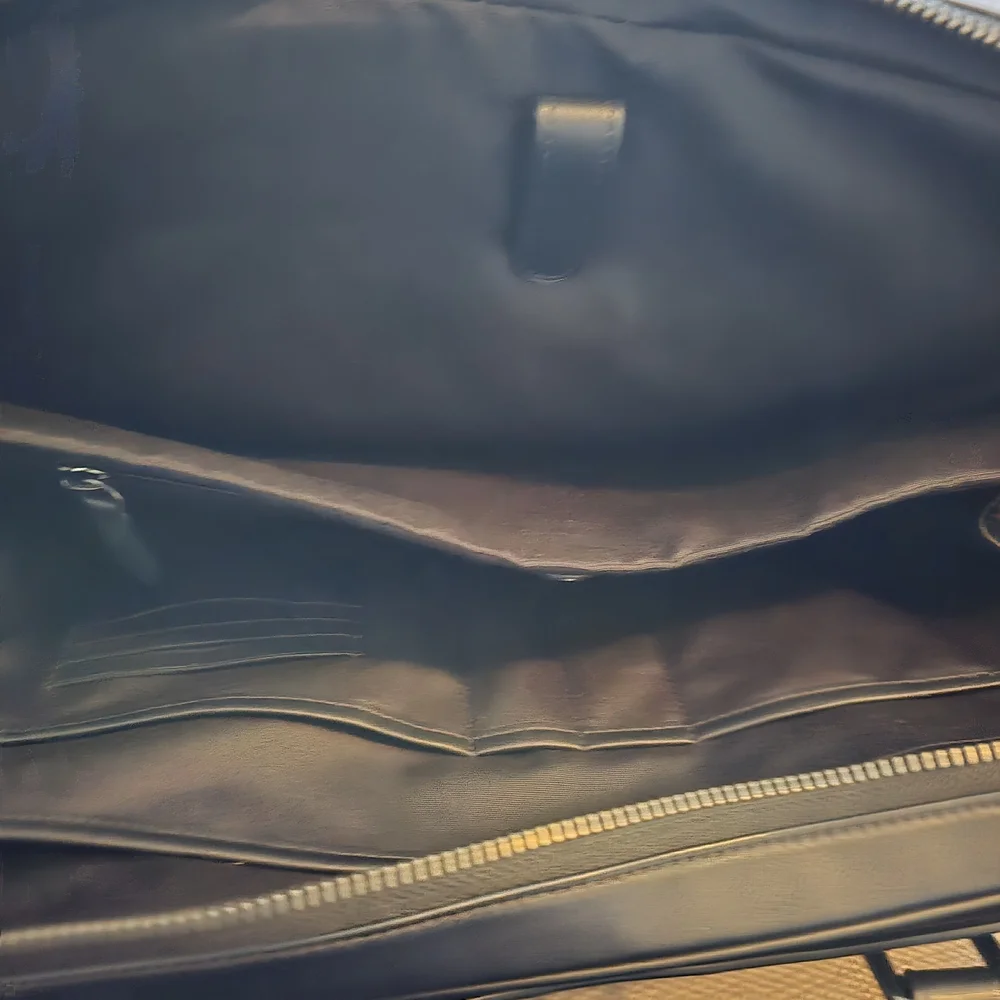 Coach Black Leather Men's Bag